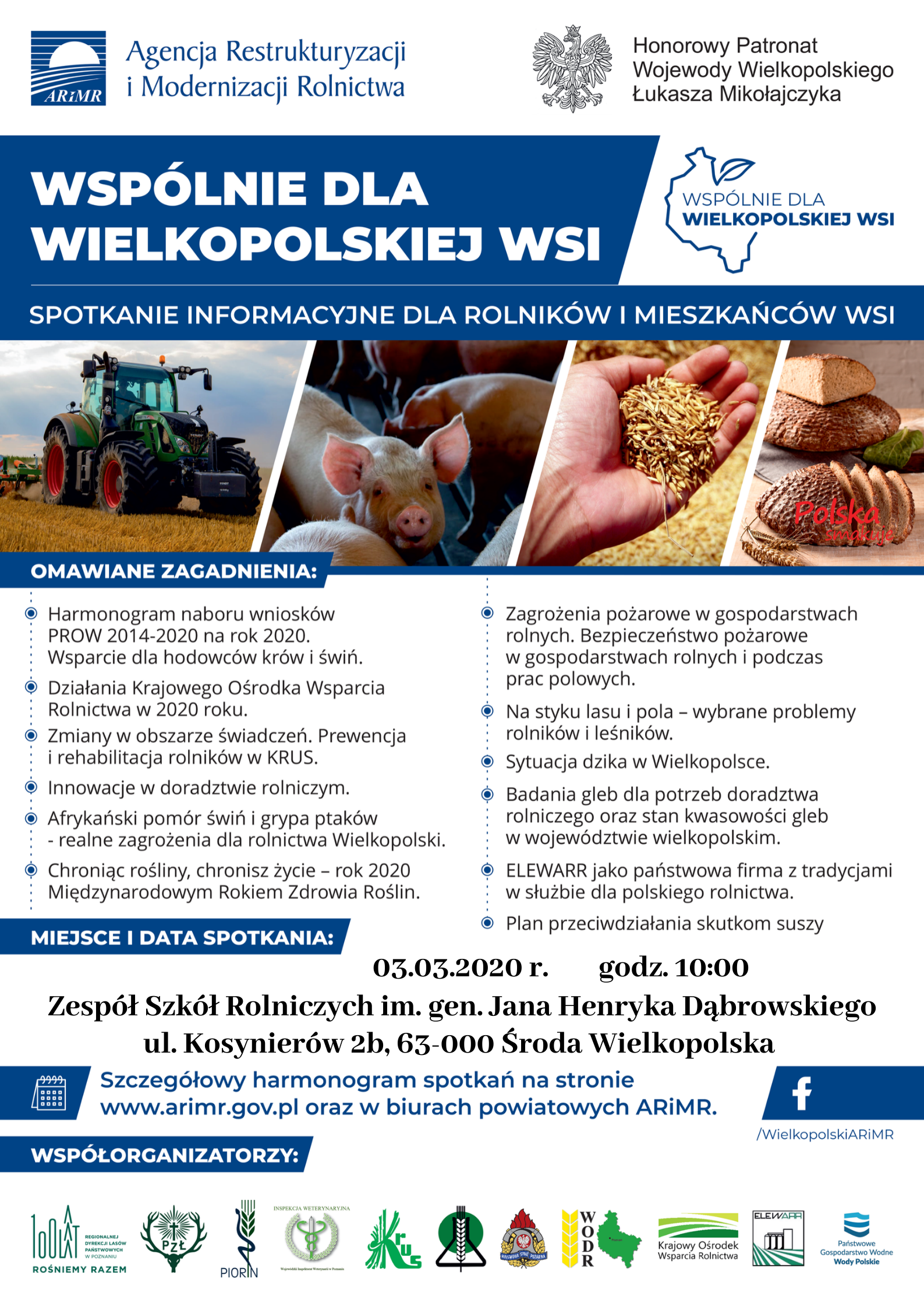 Plakat Wspólnie dla wielkopolskiej wsi