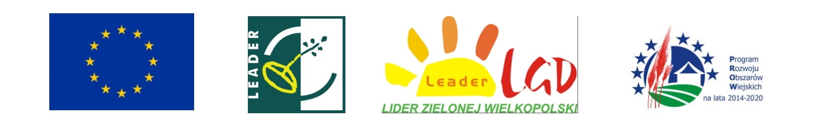 LGD Lider Zielonej Wielkopolski - loga