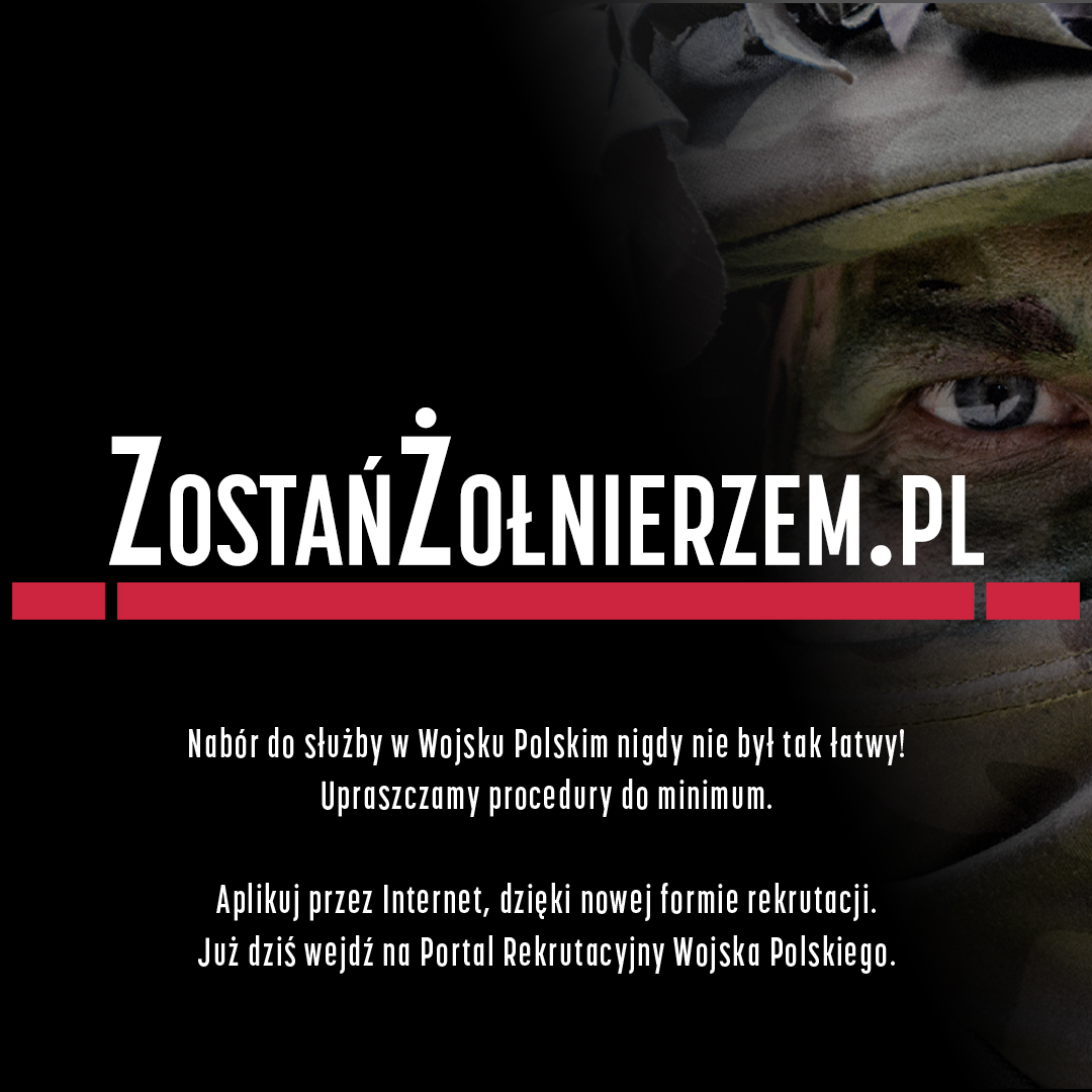 Informacja o uproszczeniu prcedur naboru do Wojska Polskiego